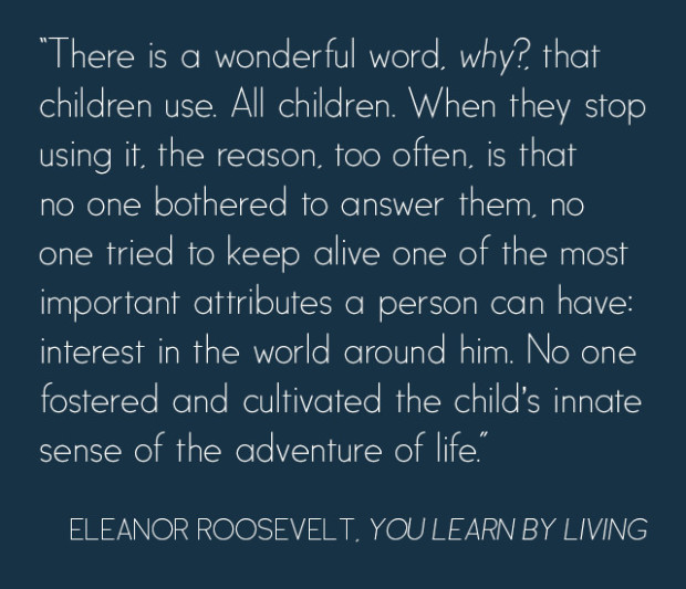 Words to live by Eleanor Roosevelt books, the universe, and